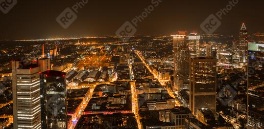 Frankfurt by night Commercial district, germany  : Stock Photo or Stock Video Download rcfotostock photos, images and assets rcfotostock | RC Photo Stock.: