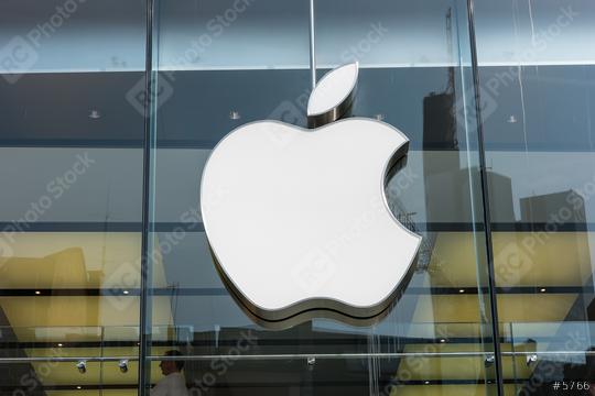FRANKFURT, GERMANY MARCH, 2017: Apple sign on a Apple store. Apple is the multinational technology company headquartered in Cupertino, California and sells consumer electronics products.  : Stock Photo or Stock Video Download rcfotostock photos, images and assets rcfotostock | RC Photo Stock.: