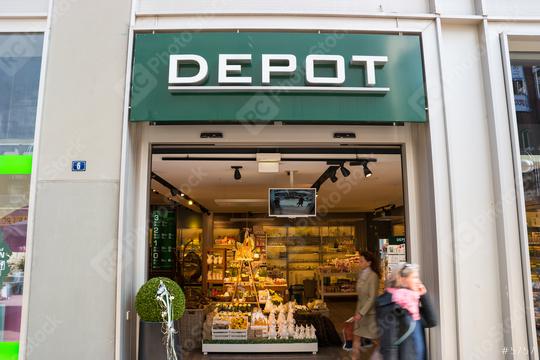 FRANKFURT, GERMANY MARCH, 2017: DEPOT Decoration Store. DEPOT is a German store for Decoration and home accessories, based in Niedernberg, Germany.  : Stock Photo or Stock Video Download rcfotostock photos, images and assets rcfotostock | RC Photo Stock.: