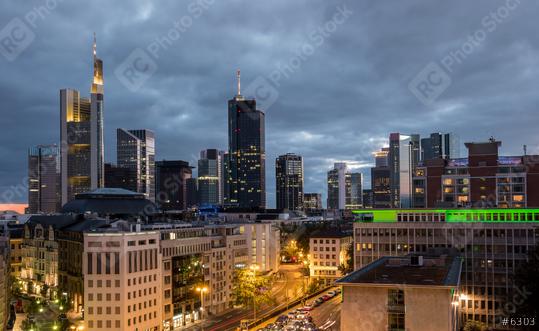 Frankfurt skyline and old town view at a cloudy day  : Stock Photo or Stock Video Download rcfotostock photos, images and assets rcfotostock | RC Photo Stock.: