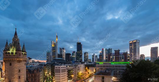 Frankfurt skyline and old town view at dusk  : Stock Photo or Stock Video Download rcfotostock photos, images and assets rcfotostock | RC Photo Stock.: