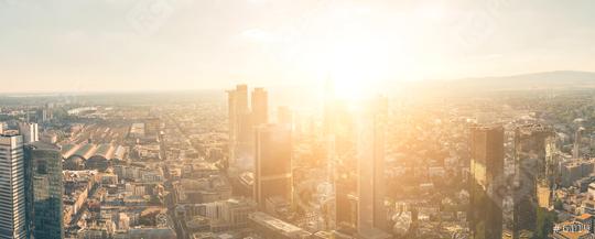 Frankfurt Skyline at sunset panorama, germany  : Stock Photo or Stock Video Download rcfotostock photos, images and assets rcfotostock | RC Photo Stock.: