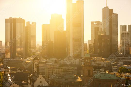 Frankfurt skyline late summer evening  : Stock Photo or Stock Video Download rcfotostock photos, images and assets rcfotostock | RC Photo Stock.:
