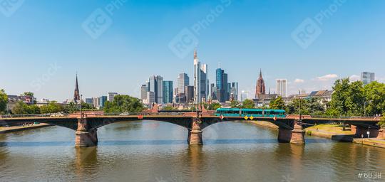 Frankfurt Sykline at summer, germany  : Stock Photo or Stock Video Download rcfotostock photos, images and assets rcfotostock | RC Photo Stock.: