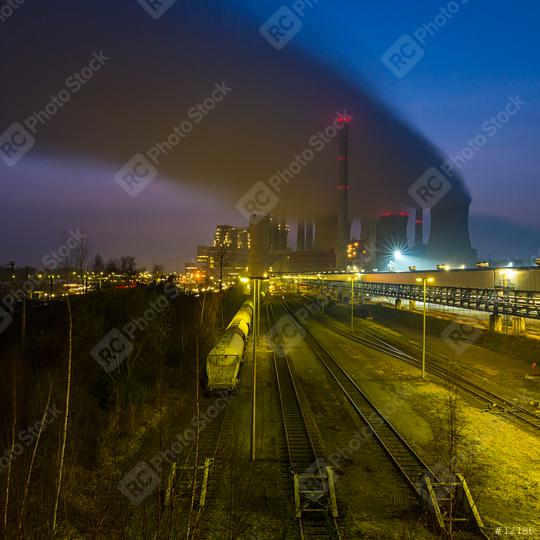 freight depot at a coal power station  : Stock Photo or Stock Video Download rcfotostock photos, images and assets rcfotostock | RC Photo Stock.: