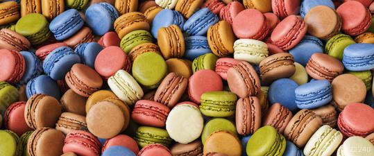 French colorful macarons as background  : Stock Photo or Stock Video Download rcfotostock photos, images and assets rcfotostock | RC Photo Stock.:
