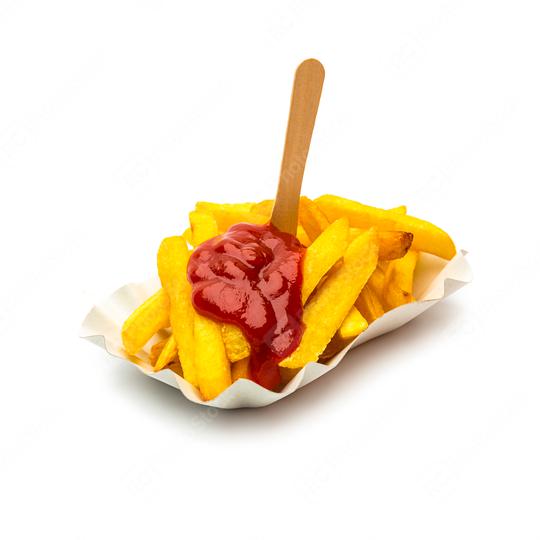 french fries pommes with ketchup   : Stock Photo or Stock Video Download rcfotostock photos, images and assets rcfotostock | RC Photo Stock.: