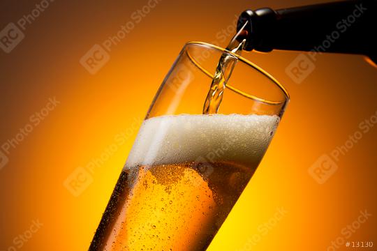 fresh cold beer is pouring in to a glass   : Stock Photo or Stock Video Download rcfotostock photos, images and assets rcfotostock | RC Photo Stock.: