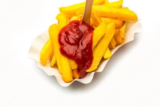 fritten mit ketchup in einer schale  : Stock Photo or Stock Video Download rcfotostock photos, images and assets rcfotostock | RC Photo Stock.: