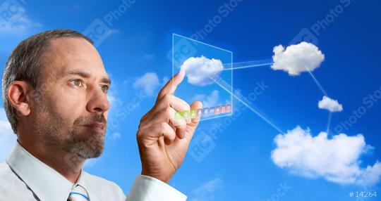 Futuristic Cloud Computer  : Stock Photo or Stock Video Download rcfotostock photos, images and assets rcfotostock | RC Photo Stock.:
