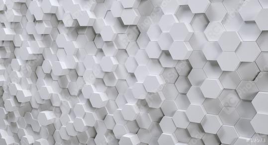 futuristic white hexagonal background, 3D Photorealistic  : Stock Photo or Stock Video Download rcfotostock photos, images and assets rcfotostock | RC Photo Stock.: