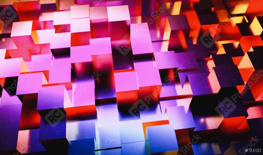 Gaming background of colorful neon light cubes  : Stock Photo or Stock Video Download rcfotostock photos, images and assets rcfotostock | RC Photo Stock.: