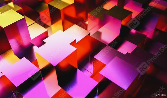 Gaming background of colorful neon light cubes in a Realistic style  : Stock Photo or Stock Video Download rcfotostock photos, images and assets rcfotostock | RC Photo Stock.: