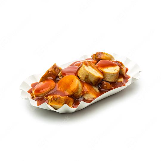 german currywurst isolated on white  : Stock Photo or Stock Video Download rcfotostock photos, images and assets rcfotostock | RC Photo Stock.: