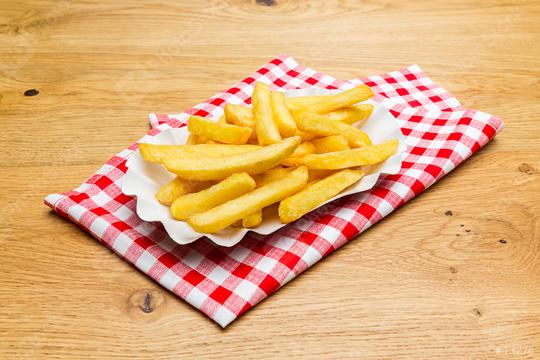 german fries on a tablecloth  : Stock Photo or Stock Video Download rcfotostock photos, images and assets rcfotostock | RC Photo Stock.: