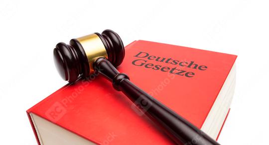 German law book (Deutsche gesetzte) with Gavel on white backgorund  : Stock Photo or Stock Video Download rcfotostock photos, images and assets rcfotostock | RC Photo Stock.: