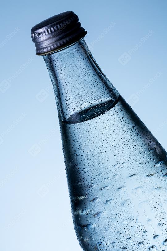 Glass bottle of water with dew drops  : Stock Photo or Stock Video Download rcfotostock photos, images and assets rcfotostock | RC-Photo-Stock.:
