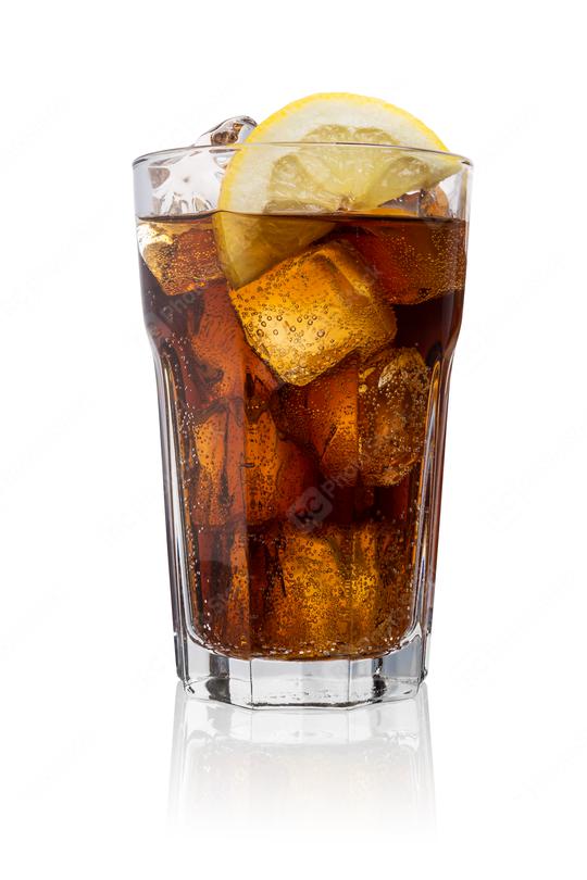 glass cola with ice and lemon  : Stock Photo or Stock Video Download rcfotostock photos, images and assets rcfotostock | RC Photo Stock.: