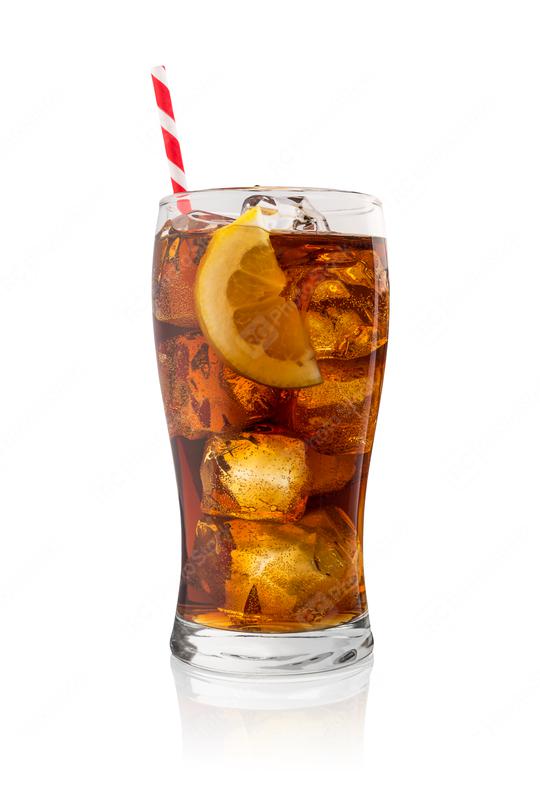 glass of cola with ice and straw  : Stock Photo or Stock Video Download rcfotostock photos, images and assets rcfotostock | RC Photo Stock.: