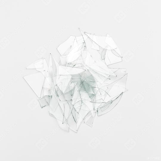 glass shards Broken window heap on white gray background  : Stock Photo or Stock Video Download rcfotostock photos, images and assets rcfotostock | RC Photo Stock.: