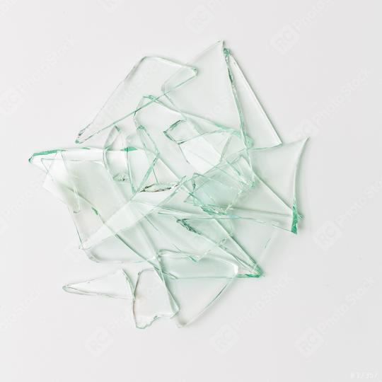 glass shards Broken window heap on white gray background  : Stock Photo or Stock Video Download rcfotostock photos, images and assets rcfotostock | RC Photo Stock.: