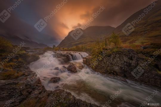 Glencoe Wasserfall im Herbst, Schottland, Vereinigtes Königreich  : Stock Photo or Stock Video Download rcfotostock photos, images and assets rcfotostock | RC Photo Stock.: