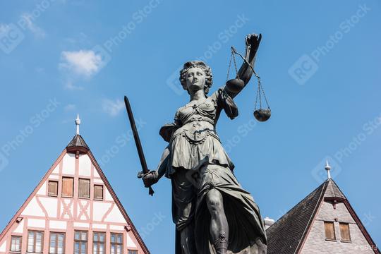 Goddess of justice at Frankfurt Roemer  : Stock Photo or Stock Video Download rcfotostock photos, images and assets rcfotostock | RC Photo Stock.: