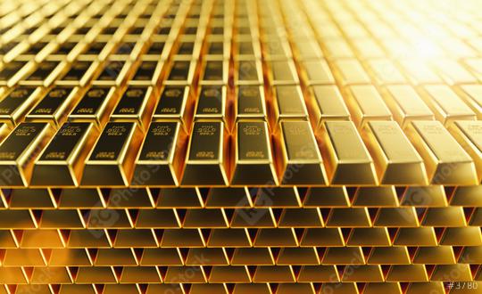 Gold bars in bank vault. Storage.   : Stock Photo or Stock Video Download rcfotostock photos, images and assets rcfotostock | RC Photo Stock.: