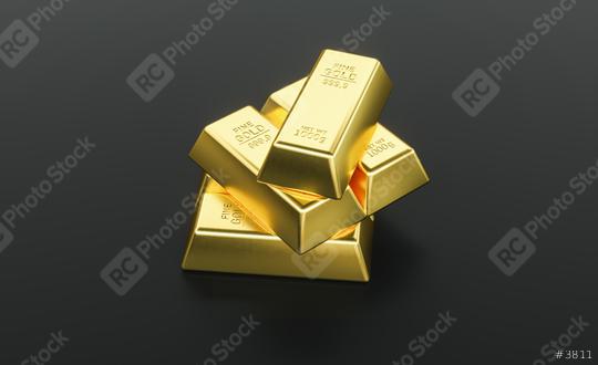 Gold bullion on black background  : Stock Photo or Stock Video Download rcfotostock photos, images and assets rcfotostock | RC Photo Stock.: