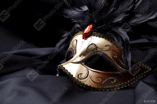 gold mask on black silk  : Stock Photo or Stock Video Download rcfotostock photos, images and assets rcfotostock | RC Photo Stock.: