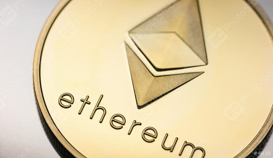 golden Ethereum coin Cryptocurrency  : Stock Photo or Stock Video Download rcfotostock photos, images and assets rcfotostock | RC Photo Stock.: