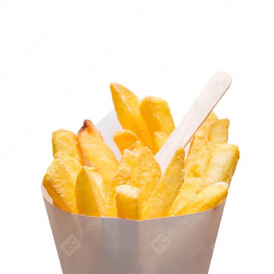 golden french fries in a bag  : Stock Photo or Stock Video Download rcfotostock photos, images and assets rcfotostock | RC Photo Stock.: