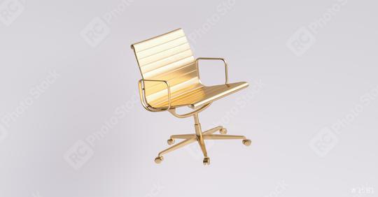 Golden office chair. Business Concept image  : Stock Photo or Stock Video Download rcfotostock photos, images and assets rcfotostock | RC Photo Stock.: