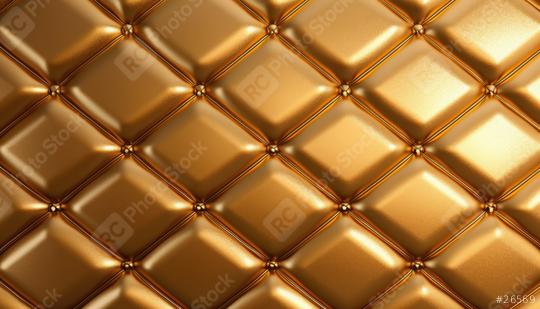Golden quilted pattern with shimmering texture and intersections  : Stock Photo or Stock Video Download rcfotostock photos, images and assets rcfotostock | RC Photo Stock.: