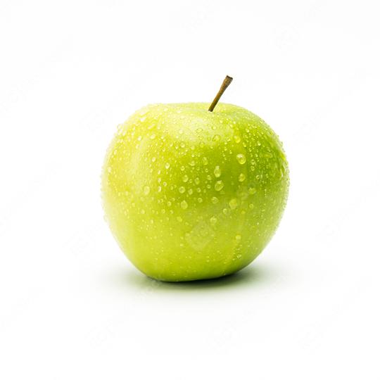 green apple with dew drops  : Stock Photo or Stock Video Download rcfotostock photos, images and assets rcfotostock | RC Photo Stock.: