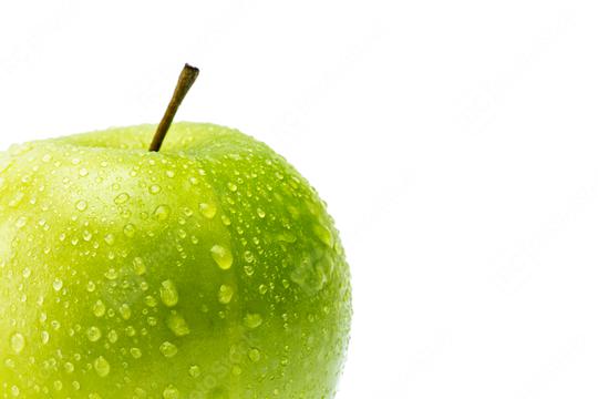 green apple with drops  : Stock Photo or Stock Video Download rcfotostock photos, images and assets rcfotostock | RC Photo Stock.: