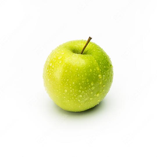 green apple with waterdrops  : Stock Photo or Stock Video Download rcfotostock photos, images and assets rcfotostock | RC Photo Stock.: