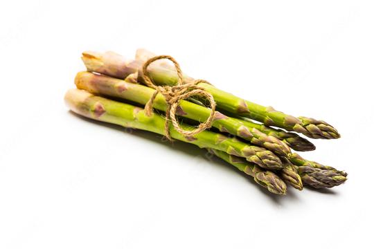green Asparagus isolated on white  : Stock Photo or Stock Video Download rcfotostock photos, images and assets rcfotostock | RC Photo Stock.: