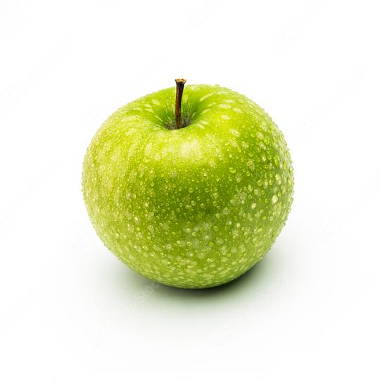 green fresh apple with drops  : Stock Photo or Stock Video Download rcfotostock photos, images and assets rcfotostock | RC Photo Stock.: