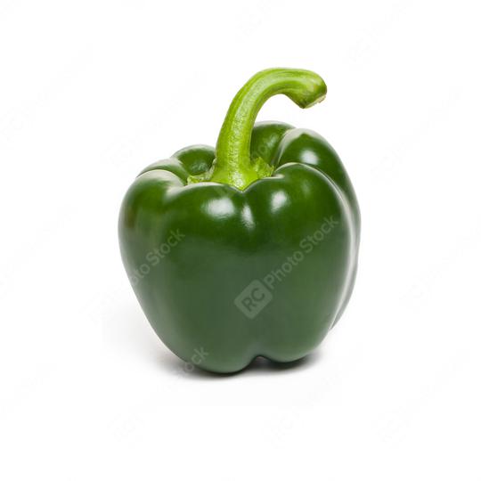green isolated pepper bell  : Stock Photo or Stock Video Download rcfotostock photos, images and assets rcfotostock | RC-Photo-Stock.: