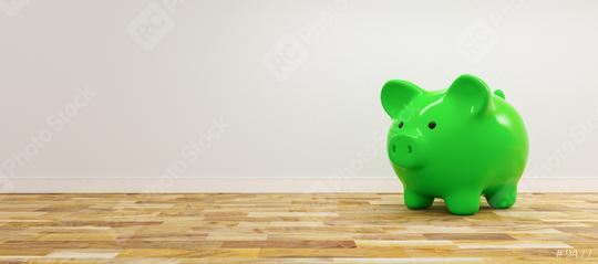 green piggy bank as row leader, investment and development concept - copyspace for your individual text.   : Stock Photo or Stock Video Download rcfotostock photos, images and assets rcfotostock | RC Photo Stock.: