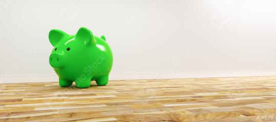 green Piggy Bank, Savings, Currency.  - copyspace for your individual text.  : Stock Photo or Stock Video Download rcfotostock photos, images and assets rcfotostock | RC Photo Stock.: