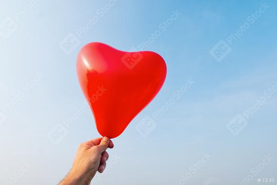 hand holding Heart shape balloon  : Stock Photo or Stock Video Download rcfotostock photos, images and assets rcfotostock | RC Photo Stock.: