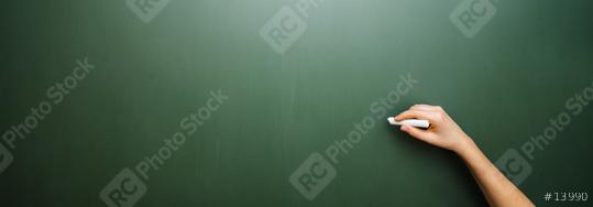 Hand writing with white chalk on a green chalkboard, banner size, panorama background, with copyspace for your individual text.   : Stock Photo or Stock Video Download rcfotostock photos, images and assets rcfotostock | RC Photo Stock.: