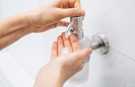 hands using wash hand sanitizer gel pump dispenser. Clear sanitizer in pump bottle, for killing germs, bacteria and virus.  : Stock Photo or Stock Video Download rcfotostock photos, images and assets rcfotostock | RC Photo Stock.: