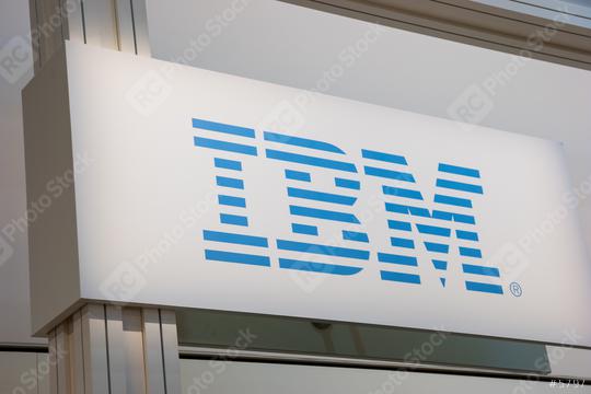 HANNOVER, GERMANY MARCH, 2017: IBM logo. IBM is an American multinational technology and consulting corporation. IBM has 12 research laboratories worldwide.  : Stock Photo or Stock Video Download rcfotostock photos, images and assets rcfotostock | RC Photo Stock.: