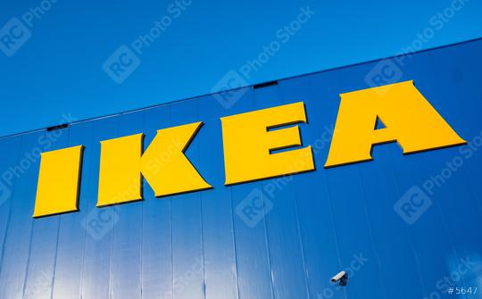 HEERLEN, NETHERLANDS FEBRUARY, 2017: Close up of the sign at the Ikea furniture store building.  : Stock Photo or Stock Video Download rcfotostock photos, images and assets rcfotostock | RC Photo Stock.: