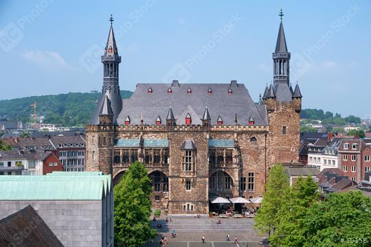 historical town hall in Aachen  : Stock Photo or Stock Video Download rcfotostock photos, images and assets rcfotostock | RC Photo Stock.:
