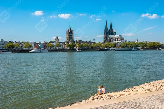 holidays at Cologne city at summer  : Stock Photo or Stock Video Download rcfotostock photos, images and assets rcfotostock | RC Photo Stock.: