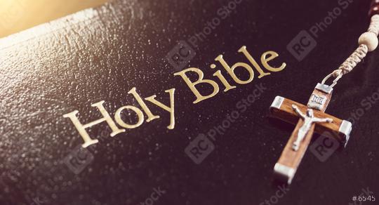 Holy Bible Closeup with crucifix  : Stock Photo or Stock Video Download rcfotostock photos, images and assets rcfotostock | RC Photo Stock.: